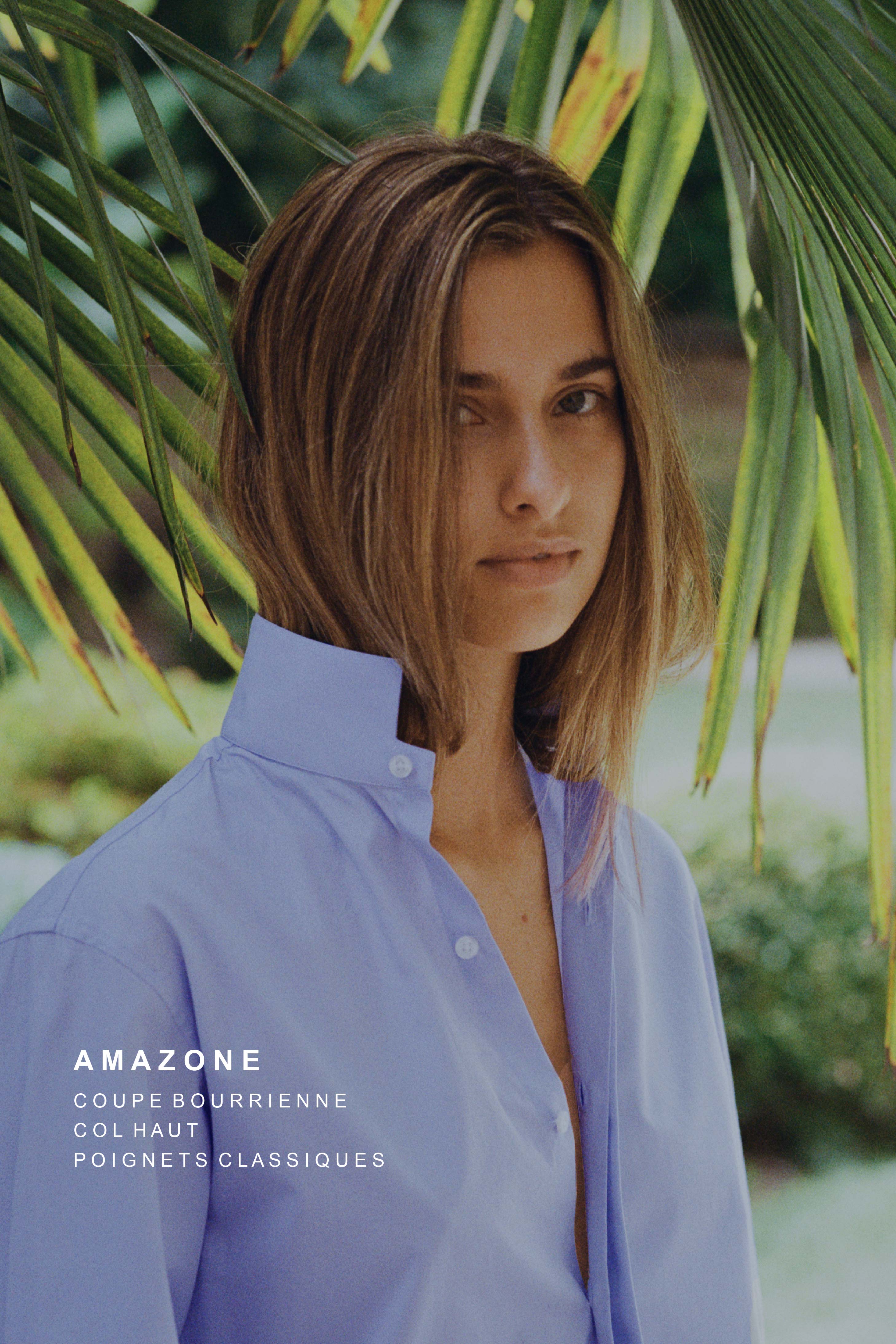 Chemise AMAZONE azur