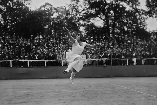 Suzanne Lenglen lors des JO de 1920