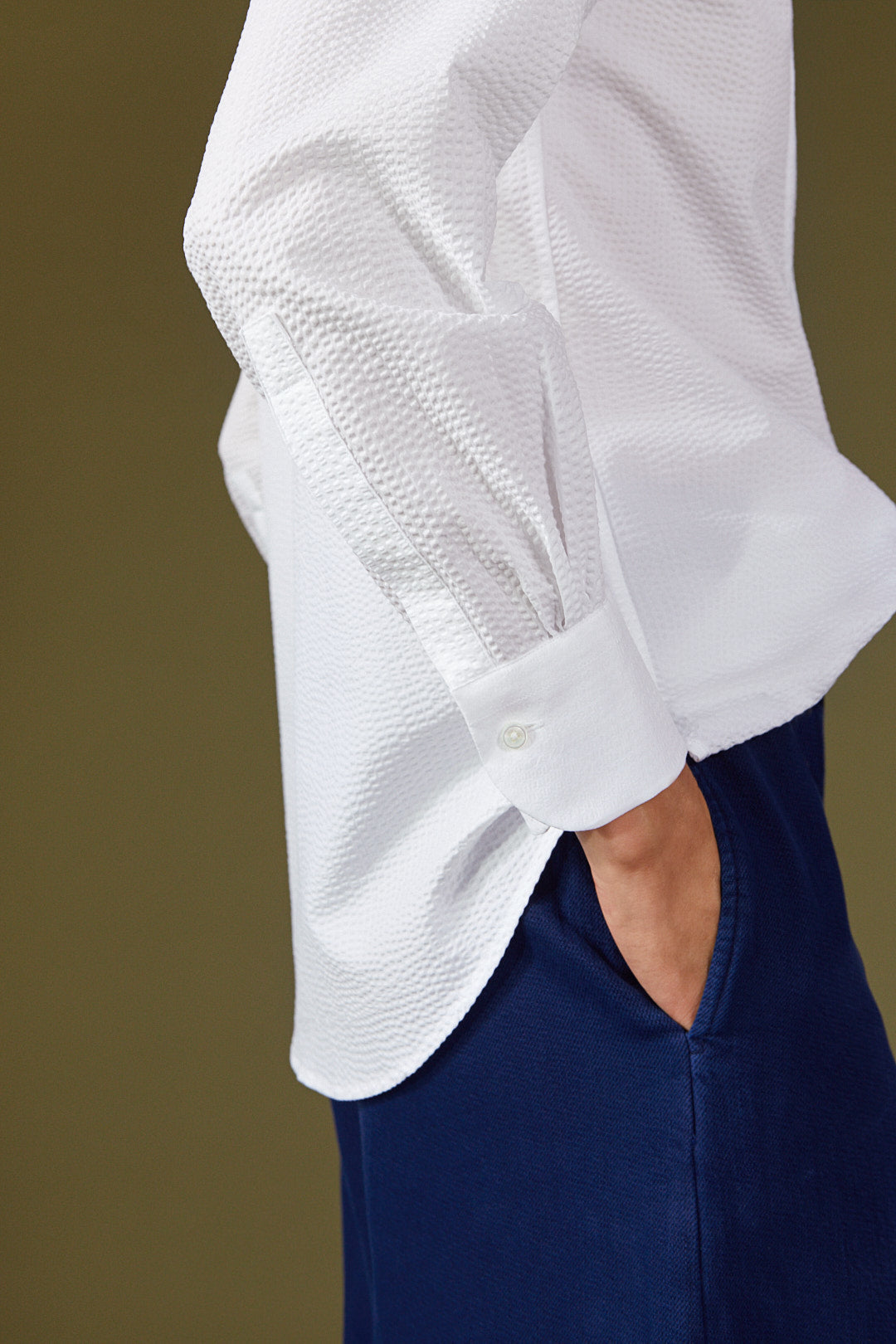 ROMANCIERE Seersucker Shirt