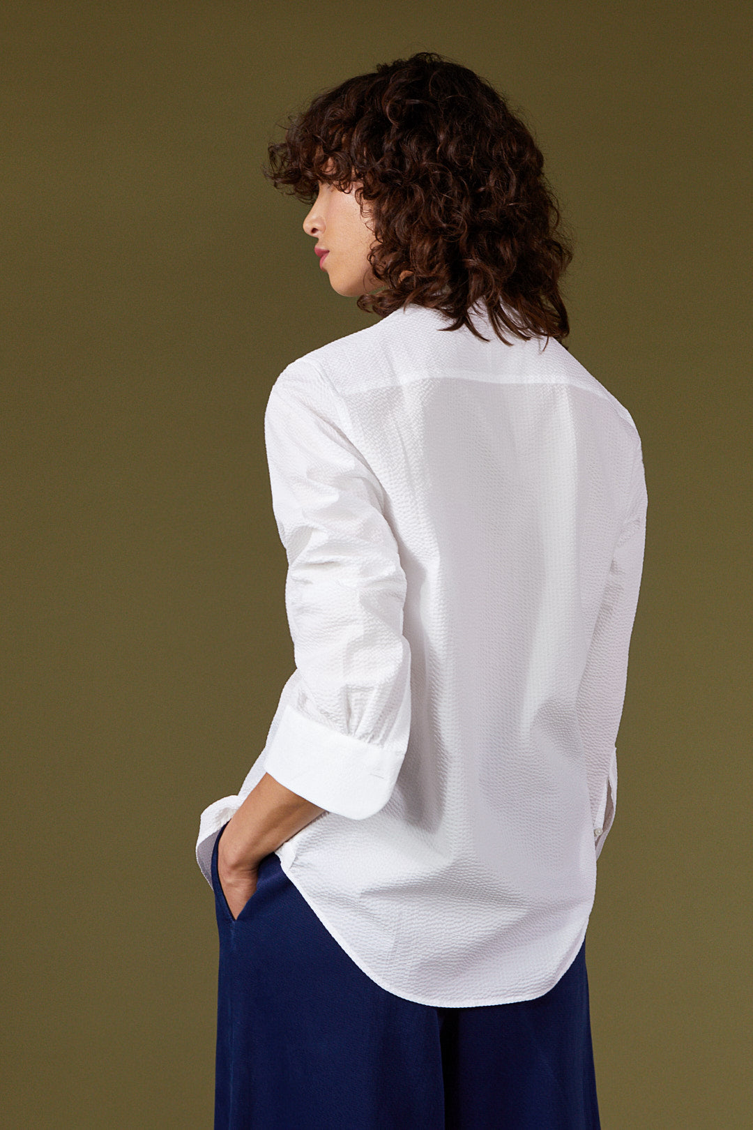 ROMANCIERE Seersucker Shirt