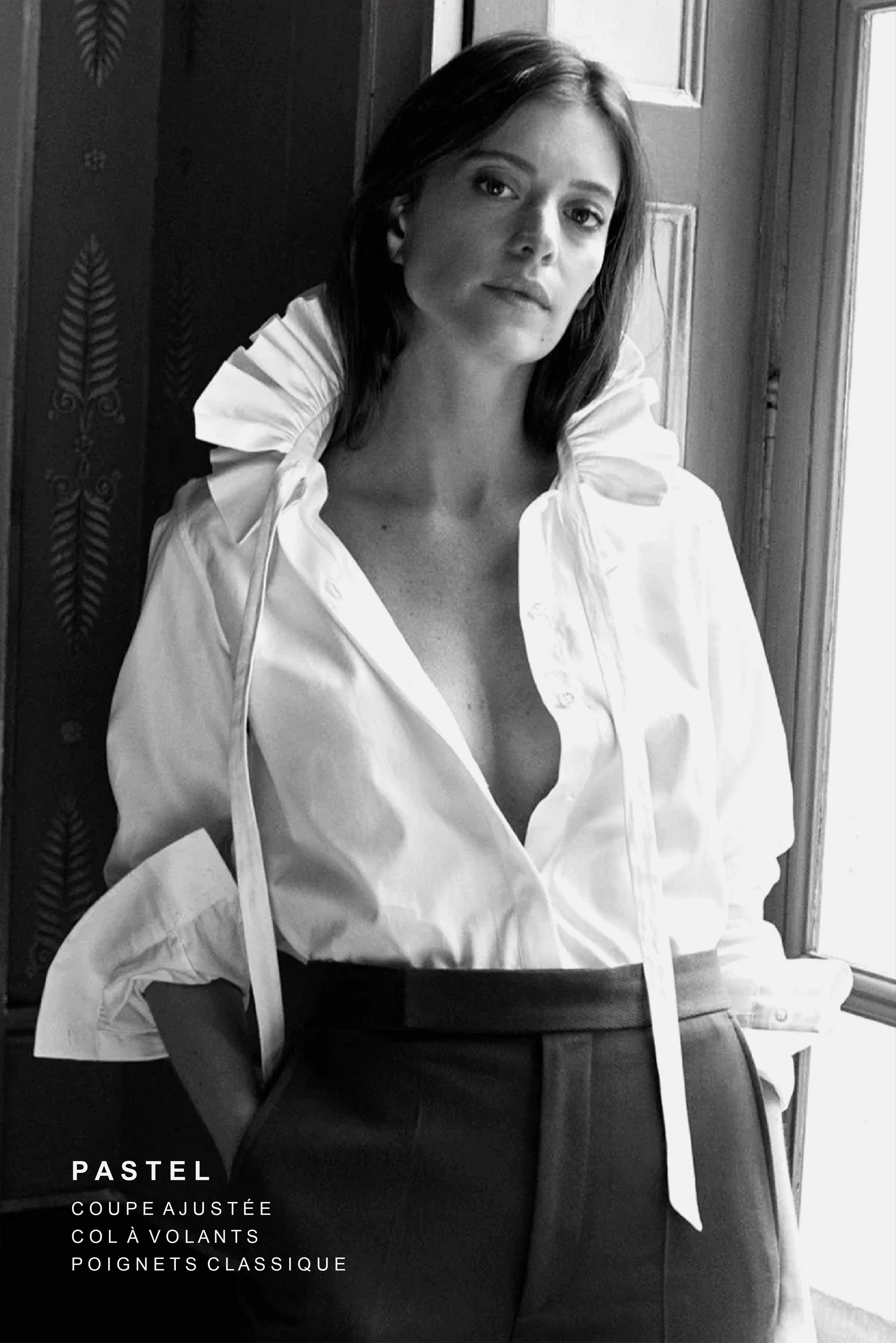 Women's high-end white shirts I Bourrienne Paris X