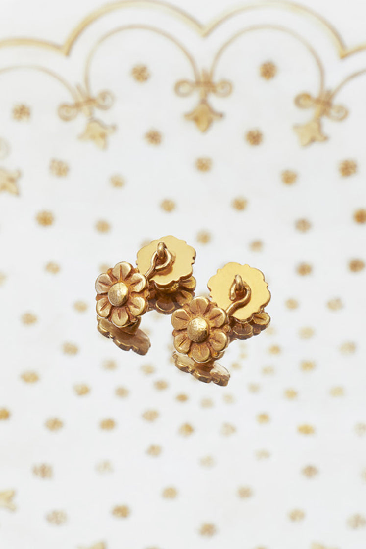 MIROIR Cufflinks - Yellow Gold
