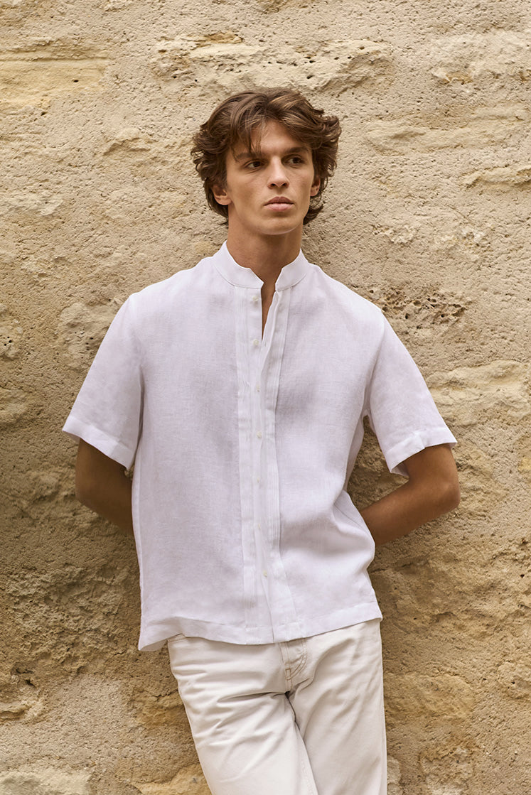AUBE Shirt - Short Sleeves - 100% Linen