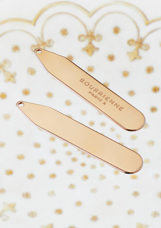 Collar Stays - Yellow Gold